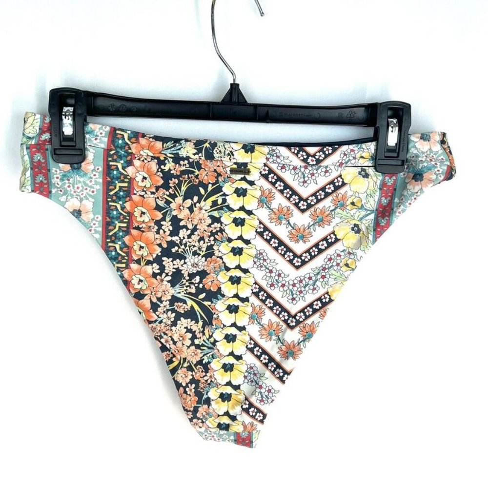 O’Neill Women’s Maxwell Floral Multicolor Bikini Bottom Size L - Picture 2 of 3
